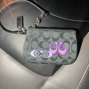 Black & Purple Coach Wrislet